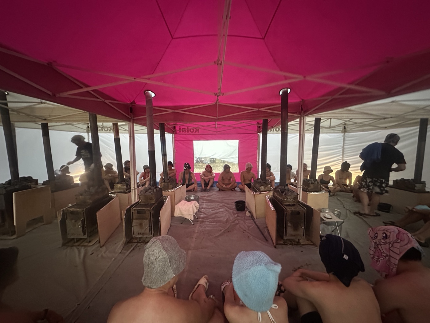 100人特大サウナテント